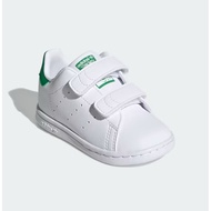 adidas Stan Smith Infants Cloud White Green Velcro FX7532 SN11446