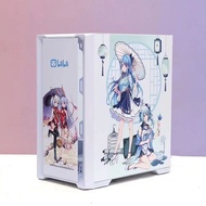 Player Case MATX Desktop Transparent Two-Dimensional Gundam Pattern 240 Water-Cooled Computer Case M