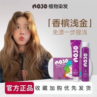 MOJO Hair Dye Cream Caramel Milk Coffee Plant-Based Hair Dye Hazelnut Coffee Home Use No Bleach Dire