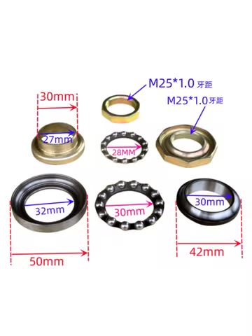 GY6-125 Motorcycle Steering Pressure Ball Direction Column Bearing For Metric for KYMCO GY6 125 150 