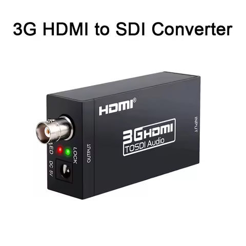 3G HDMI-compatible to SDI Converter / SDI to HDMI Adapter Audio HD-SDI/3G-SDI Adapter BNC 1080P DAC 
