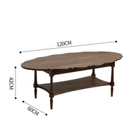 LaFloria® Howard Coffee Table/oval coffee table / Wooden coffee table / walnut coffee table / double
