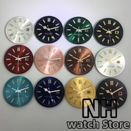 QX 24.5MM Sunburst NH05 Watch Dial Hands Set Gold Rose Sticks Number Women Mechanical Watch Modified