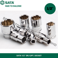 1/2 12PT SOCKET BOX / STANDARD SIZE FLOWER SOCKET BOX / SOCKET BUNGA / 12POINT SOCKET SET / SATA 1/2