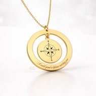 ARMY's Compass Necklace by Purple Trinkets