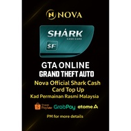 Nova Official GTA Online Shark Cash Card Top Up | Kad Permainan Rasmi Malaysia | ShopeePayLater Grab