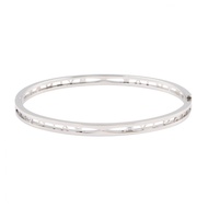 【二手】寶格麗BVLGARI B-zero1 手鐲 356295 手腕尺寸 19cm K18WG（白K金）B-zero1 女士手鐲 二手 A