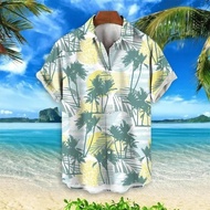 Hawaiian Shirt for Human Animals, Plant Vest 3d with Flores Imprint, Tara Grande Hawaiian Vacation S