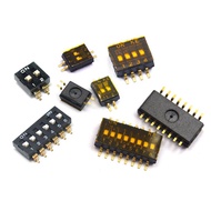 Patch Dial Switch 2p 4p 6p 8p Dial/Address Switch Black Pitch 2.54MM 1.27MM PYX3