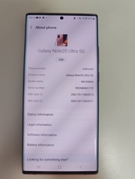 Samsung Galaxy Note20 Ultra 5G Rose Gold