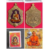 泰国佛牌 🙏🦁龙婆phat自身打坐虎头双狮牌🦁🙏Rian Lp Phat Roon Hai Ruay99【富贵99年，不愁衣食】