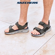 Skechers สเก็ตเชอร์ส รองเท้าแตะ ผู้ชาย USA Street Wear Glide-Step Orvan Sd Sandals - 210646-CHAR