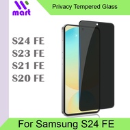 Samsung Galaxy S24 FE Tempered Glass Privacy Screen Protector for S23 FE, S21 FE, S20 FE