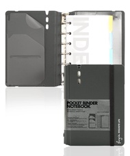 A7 Binder 6 Ring Notebook with Dividers Refillable Planner Binder with Pockets A7 Refill Paper Inclu