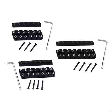 92ME 6/7/8 String Tremolo Lock System Locking Nut Accessories Lightweight Headless Guitar Bridge Por