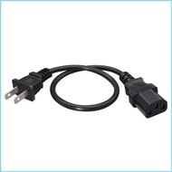RUN Short Nema1 15P to IEC320 C13 Power Cord 40Cm Strong PVC Coating for Electronic