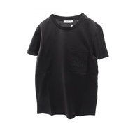 【二手】 max Mara MAX MARA 剪裁縫製上衣 PAPAIA 2421946011600002XS 黑色純棉T卹 女款 全新