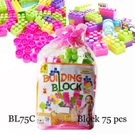 Large Block BL75C - Children's Educational Toys 75Pcs - puzzle block - Building Blocks 3+ SNI