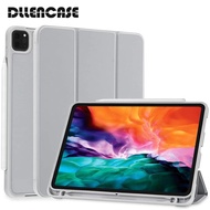 Dllencase Magentic Silicone Case For iPad Pro 11 2021 12.9 2020 Smart Tablet Cover With Pencil Holder A116