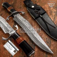 IMPACT 英國伯明翰獵刀大馬士革鋼刀16.4吋h