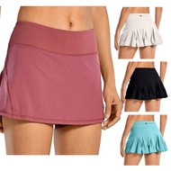 Fold Pants Shorts Size Tennis Running Women Plus Skrit Sports Fashion Skirt Women's leather skirt Chain Skirt