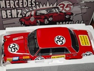 Mini Cut MINICHAMPS 1/18 1971 SPAMPS 300SEL 35 #Red Pig Coating