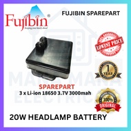 Fujibin 20W Waterproof LED Headlamp Battery #Head Lamp #Spare Parts #Battery #Li-ion #Fujibin