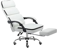 Office Chair, Sedentary Comfort Gaming Recliner, Ergonomic Office Chairs Segmented Back Computer Chair, Adjustable Height Tilt Swivel Game Seat (Color : White Red) lofty ambition