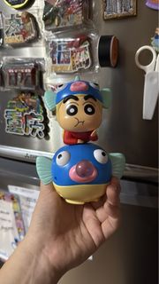 KFC蠟筆小新泡泡魚造型公仔擺設水槍
