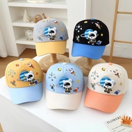 Korean style cartoon SPACE BEAR baby baseball cap, 2 to 7 years old