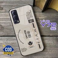 VIVO Y72 (5G) Glass Softcase - VIVO Y72 (5G) Mobile Phone Case [T128].