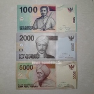 Koleksi Mini Set Uang Lama Indonesia 3 Lembar UNC Gress