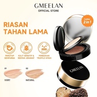 GMELAN Black Truffle Zinc PCA Antioxidant Air Cushion 7g+10g Evens Skin Tone Foundation Factial Make