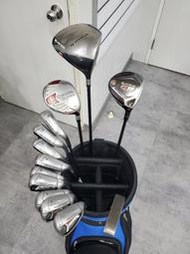 二手美品TaylorMade BURNER 1木+ 5木+4-S鐵桿組+R9 3木+推桿+近全新球桿袋 SET