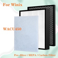 Replacement Air Filter for Winix WACU450 Air Purifier Compatible with HEPA and Activated Carbon Filter