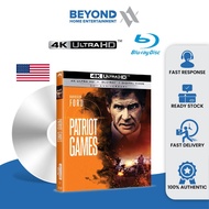 Patriot Games [4K Ultra HD + Bluray]  Blu Ray Disc High Definition