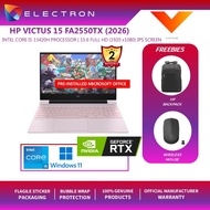 HP Victus 15-fa2550TX 15.6" FHD 144Hz Powder Pink(Core i5 13420H ,16GB,512GB SSD,RTX4050 6GB,W11,HS)