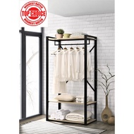 LOCAL READY STOCK Hanging Wardrobe /Heavy Duty Bedroom Wardrobe/Multi Tiers Wardrobe/DIY Open Closet