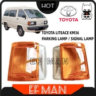 TOYOTA VAN LITEACE KM36 OLD LEFT & RIGHT FRONT SIGNAL LAMP PARKING YELLOW WHITE DEPAN LAMPU SISI COR