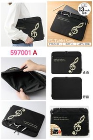 597001–日本 Piano Line 出品音樂圖案平板保護套 music keyboard pattern ipad / computer notebook protective case