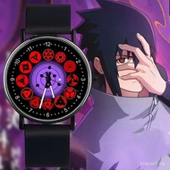 Amatras Writing Round Eye Uchiha Itachi Sasuke Naruto Merchandise Student Children Watch Gift