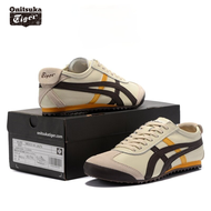 2024 Onitsuka Tiger Shoes 66 Sneakers Beige/brown Super Soft Leather for Both Men and Women Leisure Sports Running Tiger Running Shoes