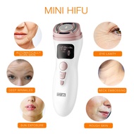 Mini HIFU Machine Ultrasonic RF EMS HIFU Skin Tightening Facial Lifting Device Face Chin Neck Eye An