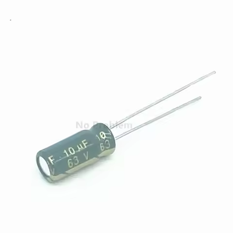 50pcs/lot 10uf63V aluminum electrolytic capacitor size 5*11mm 63V 10uf 20%