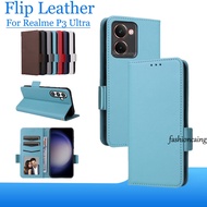 Luxury Leather Phone Case For Realme P3 Ultra P3Ultra P 3 RealmeP3 Ultra RealmeP3Ultra 5G 2025 Shock