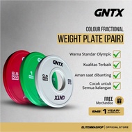 GENETIX FIT Color Fractional Weight Plate (Pair) Additional Weight Plate for Gym Fitness Equipment