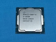 Intel Core i5-10400F 2.9-4.3G/12M/無內顯/6C12T/1200腳位 10代CPU 良品