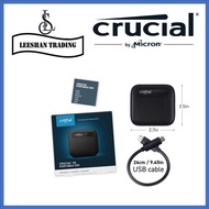 Crucial X6 500G 1TB 2TB 4TB Portable SSD Up to 800MB/s USB 3.2 External Solid State Drive Type-C Hard Disk[Brand New]
