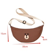 Biore Cherry Blossom Makeup Pouch Aiken Mesh Bag Line Brown Sling Bag Winter Shoulder Bag Dry Bag Mi