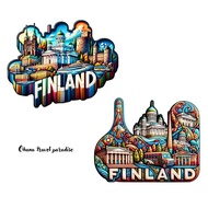 ohana - Finland HIGH.QUALITY / STUNNING RUBBER REF MAGNET SOUVENIR DESIGN
